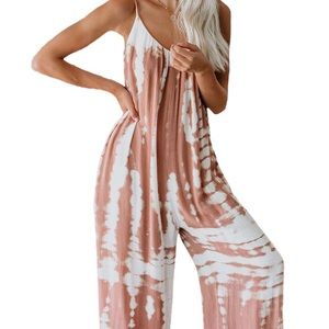 Pink Tie Dye Romper